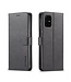 LC.IMEEKE Zwart Wallet Bookcase Hoesje voor de Samsung Galaxy A31