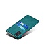 KSQ Turquoise Pasjeshouder Faux Lederen Hoesje voor de Samsung Galaxy A31