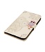 Goud Owl Diamonds Bookcase Hoesje voor de Samsung Galaxy A31