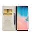 Goud Owl Diamonds Bookcase Hoesje voor de Samsung Galaxy A31