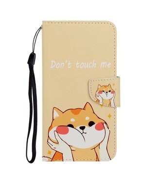 Don't Touch Me Bookcase Hoesje Samsung Galaxy A31