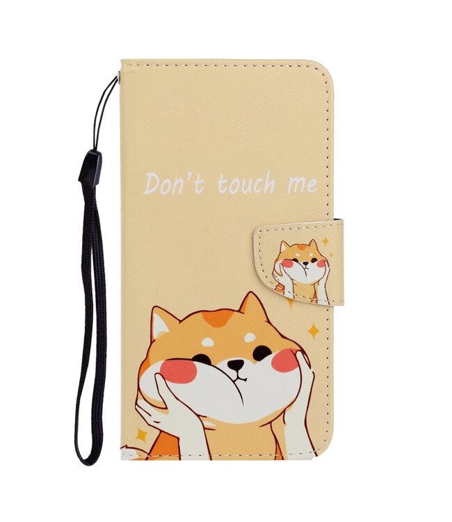 Don't Touch Me Bookcase Hoesje voor de Samsung Galaxy A31