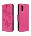 Roze Vlinder Bookcase Hoesje voor de Samsung Galaxy A31