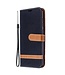 Zwart Jeans Bookcase Hoesje voor de Samsung Galaxy A31