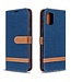 Blauw Jeans Bookcase Hoesje voor de Samsung Galaxy A31