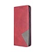 Rood Geometrisch Bookcase Hoesje voor de Samsung Galaxy A31