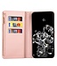 Rosegoud Glitter Bookcase Hoesje voor de Samsung Galaxy A31