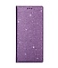 Paars Glitter Bookcase Hoesje voor de Samsung Galaxy A31