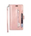 Rosegoud Wallet Bookcase Hoesje voor de Samsung Galaxy A31