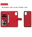 Rood 2-in-1 Bookcase Hoesje voor de Samsung Galaxy A31