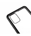 Zwart Metaal + Tempered Glass Hoesje voor de Samsung Galaxy A31
