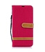 Rood Jeans Bookcase Hoesje voor de Samsung Galaxy A50 / A30s