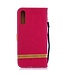 Rood Jeans Bookcase Hoesje voor de Samsung Galaxy A50 / A30s