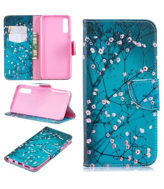 Boom en Bloemen Bookcase Hoesje Samsung Galaxy A50 / A30s