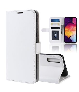 Wit Bookcase Hoesje Samsung Galaxy A50 / A30s