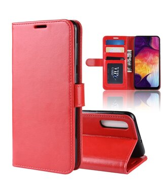 Rood Bookcase Hoesje Samsung Galaxy A50 / A30s