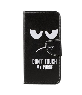 Don't Touch My Phone Bookcase Hoesje Samsung Galaxy A50 / A30s