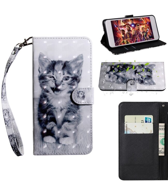 Kitten Bookcase Hoesje voor de Samsung Galaxy A50 / A30s