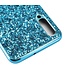 Blauw Glitter Hybrid Hoesje voor de Samsung Galaxy A50 / A30s