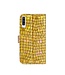 Goud Bling Bling Bookcase Hoesje voor de Samsung Galaxy A50 / A30s