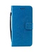 Blauw Vlinder en Bloemen Bookcase Hoesje voor de Samsung Galaxy A50 / A30s
