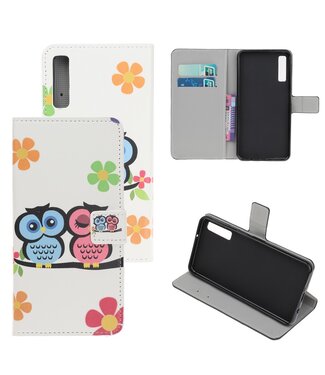 Liefdes Uilen Bookcase Hoesje Samsung Galaxy A50 / A30s