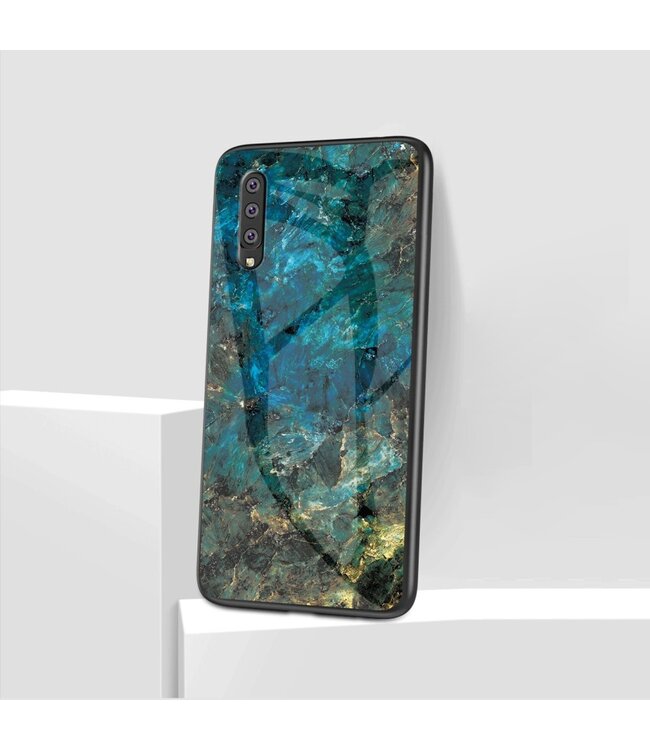 Marmer Hybrid Hoesje voor de Samsung Galaxy A50 / A30s