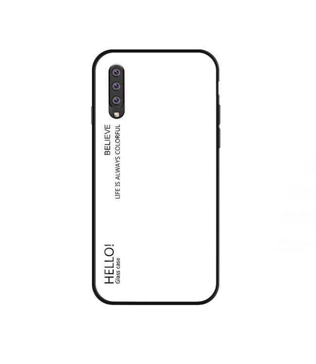 Wit Gradient Hybrid Hoesje voor de Samsung Galaxy A50 / A30s