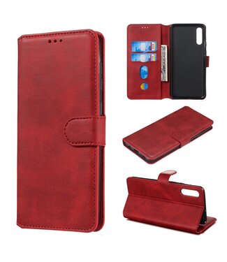 Rood Modern Bookcase Hoesje Samsung Galaxy A50 / A30s