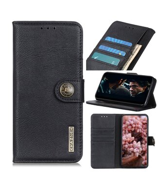 Zwart Wallet Bookcase Hoesje Samsung Galaxy A50 / A30s