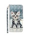 Kitten Bookcase Hoesje voor de Samsung Galaxy A50 / A30s