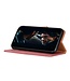 Khazneh Roze Wallet Bookcase Hoesje voor de Samsung Galaxy A21s