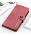 Khazneh Roze Wallet Bookcase Hoesje voor de Samsung Galaxy A21s