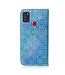 Blauw Bookcase Hoesje voor de Samsung Galaxy A21s