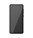 Zwart Banden Profiel Hybrid Hoesje voor de Samsung Galaxy A21s