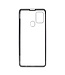 Zilver Metaal + Tempered Glass Hoesje voor de Samsung Galaxy A21s