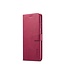 LC.IMEEKE Rood Wallet Bookcase Hoesje voor de Samsung Galaxy A21s