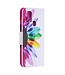 Kleurrijke Bloem Bookcase Hoesje voor de Samsung Galaxy A21s
