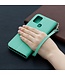 Turquoise Litchee Bookcase Hoesje voor de Samsung Galaxy A21s