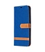 Blauw Jeans Bookcase Hoesje voor de Samsung Galaxy A21s