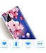 Roze Bloemen TPU Hoesje voor de Samsung Galaxy A21s