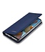 LC.IMEEKE Blauw Wallet Bookcase Hoesje voor de Samsung Galaxy A21s