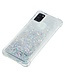 Zilver Glitter TPU Hoesje voor de Samsung Galaxy A21s