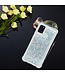 Zilver Glitter TPU Hoesje voor de Samsung Galaxy A21s