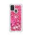 Fuchsia Glitter TPU Hoesje voor de Samsung Galaxy A21s