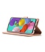 Forwenw Rosegoud Wallet Bookcase Hoesje voor de Samsung Galaxy A21s