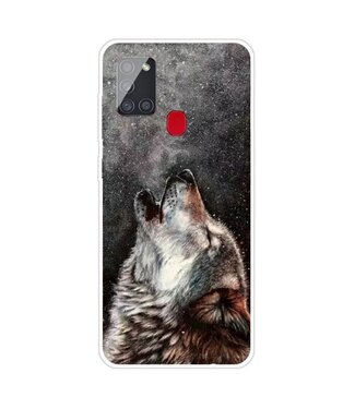 Wolf TPU Hoesje Samsung Galaxy A21s