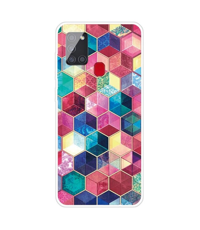 Hexagon TPU Hoesje voor de Samsung Galaxy A21s