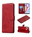 Rood Wallet Bookcase Hoesje voor de Samsung Galaxy A20s