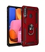 Rood Kickstand Hybrid Hoesje voor de Samsung Galaxy A20s